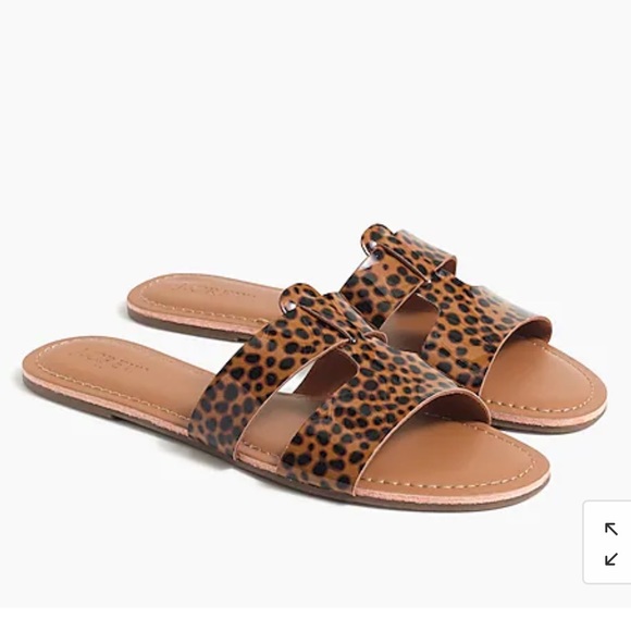 J.Crew Tortoise beachside slide sandals - size 7 - Picture 1 of 8